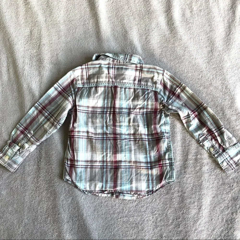Carter’s Plaid long sleeve Button down